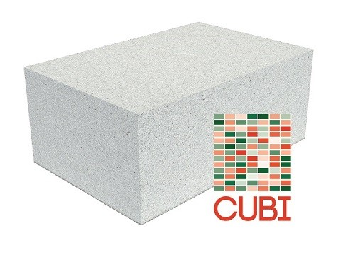 Газобетонный блок CUBI D700 B3,5 F100 625х200х375 ровный